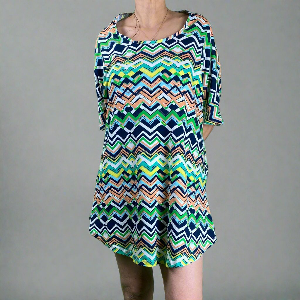 The Big Easy - Giant Oversized Comfy T-Shirt Dress-Dresses-Swirl Delight-Hagsters