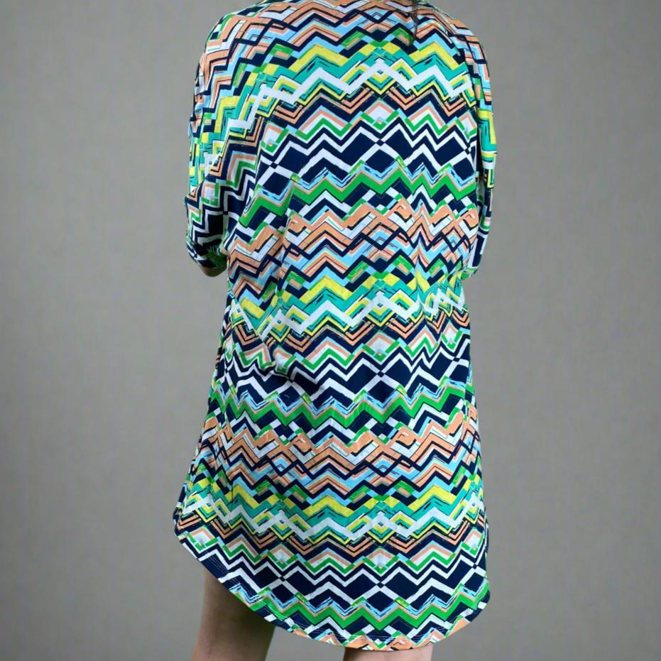 The Big Easy - Giant Oversized Comfy T-Shirt Dress-Dresses-Electric Dot-Hagsters